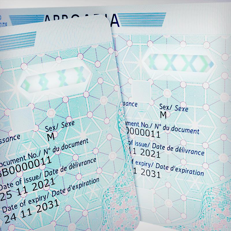 Flow Print Optically variable security feature for ID documents IDEMIA Flow Print Optically variable security feature for ID documents IDEMIA