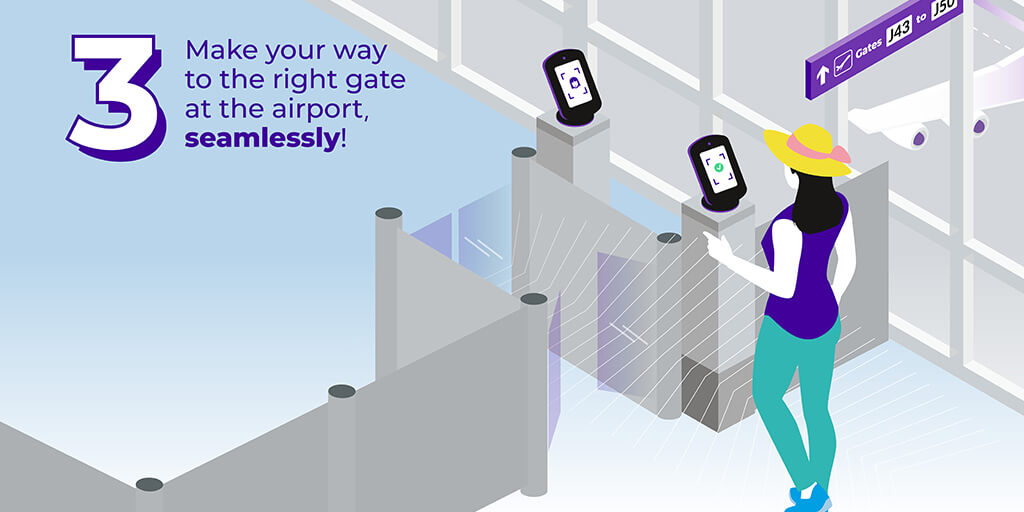 Make your way to the right gate at the airport, seamlessly! Make your way to the right gate at the airport, seamlessly!
