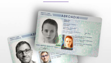 Secondary color portrait in a DOVID Secondary color portrait in a DOVID