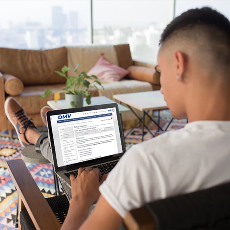 Secure DMV online driving test service IDEMIA Secure DMV online driving test service IDEMIA